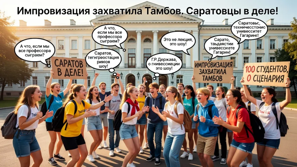 Импровизация захватила Тамбов. Саратовцы в деле!